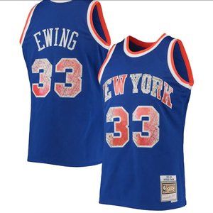 New Mitchell & Ness Patrick Ewing New York Knicks 75th Anniversary Swingman